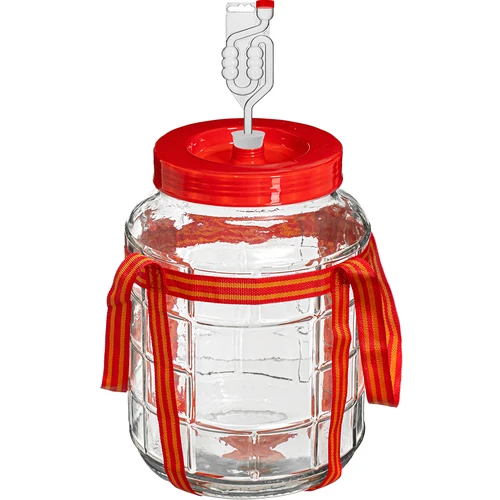 Universal 10 L jar - 6 ['wine jar', ' preserve jar', ' jar for wine', ' large glass jar', ' for liqueur']