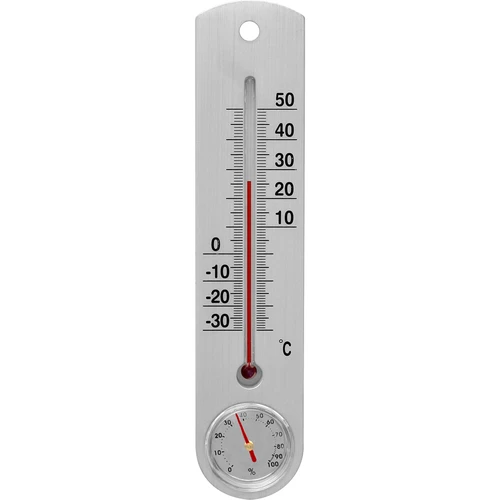 Indoor bimetallic thermometer with a hygrometer symbol:014800