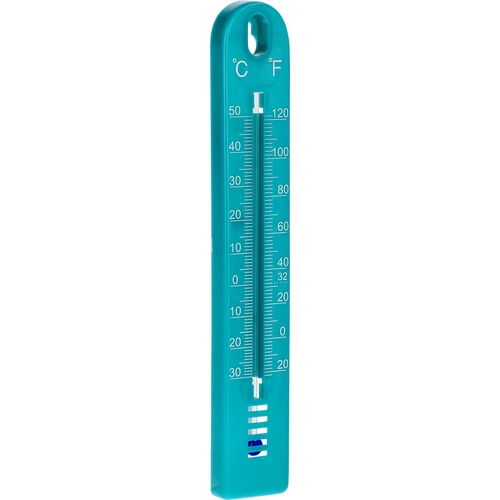 Universal-Thermometer, blue (-30°C to +50°C) 17cm - 2 ['thermometer', ' universal thermometer', ' plastic thermometer', ' thermometer with legible scale', ' thermometer with dual scale', ' thermometer for rooms with high humidity']