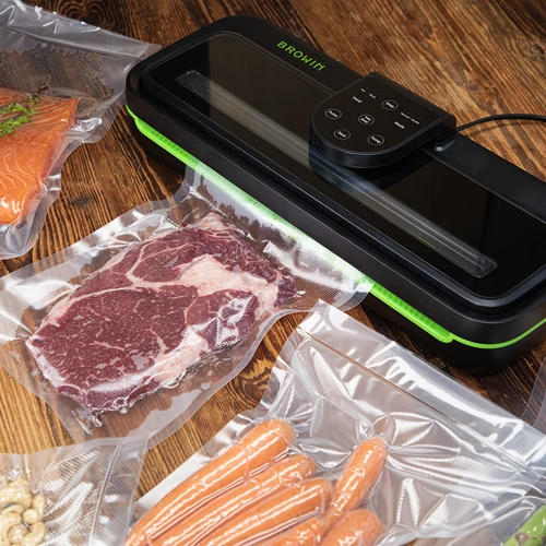 Vacuum sealer - premium LED - 16 ['vacuum packing', ' vacuum sealers', ' food storage', ' textured bags', ' bag sealing', ' vacuum packer', ' vacuum sealer', ' for food packing', ' vacuum packing set', ' vacuum sealer film', ' for meat', ' for fish', ' for cheese', ' how to extend the shelf life of food', ' food storage at home', ' gift', ' kitchen equipment', ' practical kitchen accessories', ' efficient vacuum sealer', ' best vacuum sealer', ' sous-vide cooking']