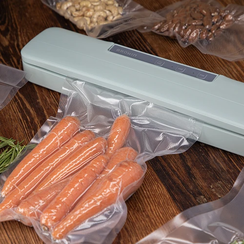 Vacuum sealer - versatile, pistachio colour - 15 ['vacuum packing', ' vacuum sealers', ' food storage', ' textured bags', ' bag sealing', ' vacuum packer', ' vacuum sealer', ' for food packing', ' vacuum packing set', ' vacuum sealer film', ' for meat', ' for fish', ' for cheese', ' how to extend the shelf life of food', ' food storage at home', ' gift', ' kitchen equipment', ' practical kitchen accessories', ' efficient vacuum sealer', ' sage colour', ' pistachio colour']