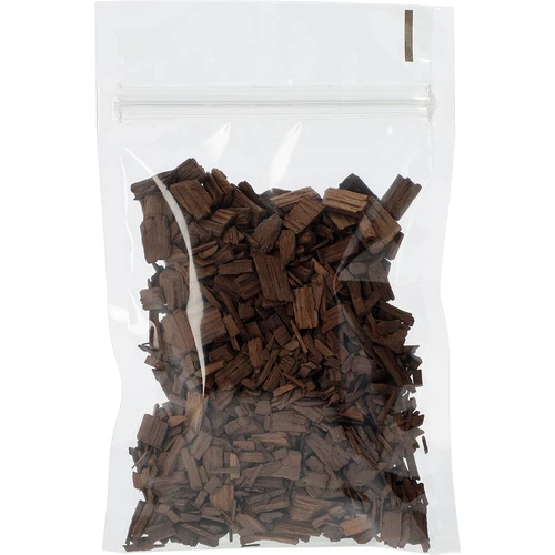 Vanilla wood flakes, heavily toasted, 50 g  - 1 ['oak wood chips', ' strongly toasted oak wood chips', ' oak flakes', ' vanilla oak flakes for liquor', ' liquor additives', ' flavouring additives']