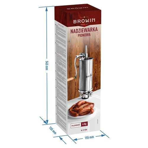 Vertical stuffer 4 kg - 11 ['sausage stuffer', ' stuffer for sausages', ' sausage stuffer', ' vertical stuffer', ' sausage filler', ' meat filler', ' home stuffer', ' catering stuffer', ' butcher equipment']