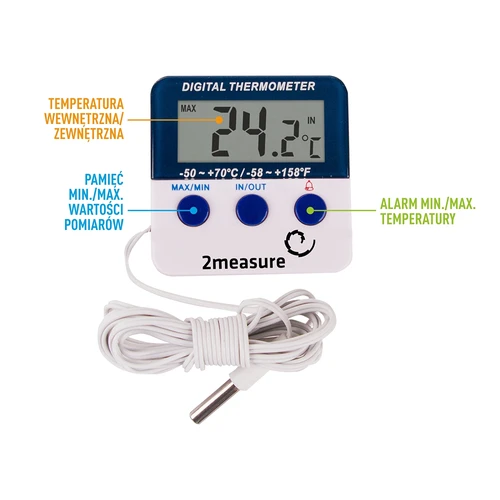 Weather station – electronic, probe, white - 3 ['weather station', ' household weather station', ' temperature', ' ambient temperature', ' temperature monitoring', ' electronic thermometer', ' indoor thermometer', ' outdoor thermometer', ' thermometer outside', ' thermometer with probe', ' electronic thermometer with probe', ' meteorological station']