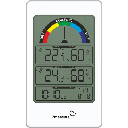 R01AOK-5019 Weather Station DCF77 RCC Indoor Outdoor Thermometer