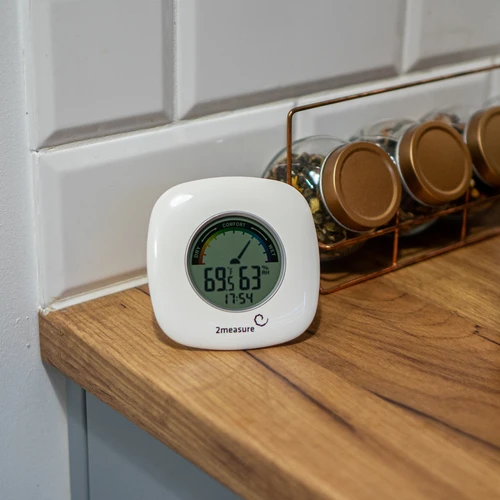 Weather station – electronic, wireless, white - 8 ['weather station', ' home weather station', ' temperature', ' ambient temperature', ' temperature control', ' digital thermometer', ' contact thermometer', ' indoor thermometer', ' hygrometer', ' hygrometer thermometer', ' thermometer with hygrometer', ' air hygrometer ']