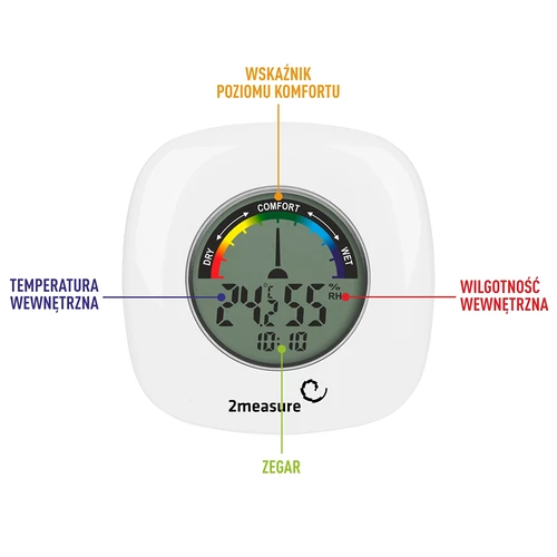 Weather station – electronic, wireless, white - 5 ['weather station', ' home weather station', ' temperature', ' ambient temperature', ' temperature control', ' digital thermometer', ' contact thermometer', ' indoor thermometer', ' hygrometer', ' hygrometer thermometer', ' thermometer with hygrometer', ' air hygrometer ']