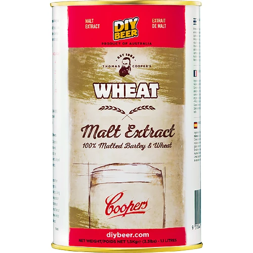 Wheat Malt Extract 1,5kg  - 1 ['malt extract', ' powdered malt extract', ' barley malt extract', ' malt extract how to make', ' 14kg malt extract', ' malt extract beer', ' dry malt extract', ' non-hop malt extract', ' coopers']