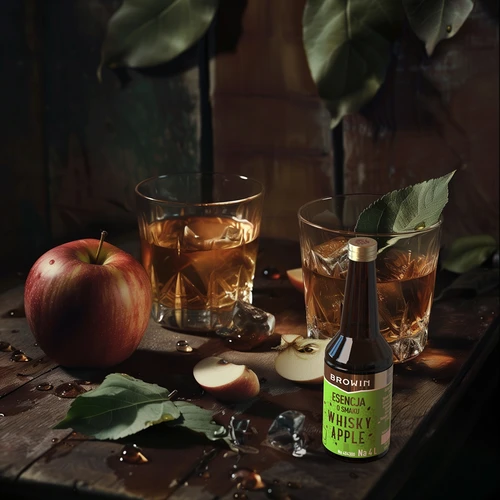 Whisky Apple flavouring for liquor for 4 L - 8 ['liquor flavouring', ' liquor aroma', ' vodka aroma', ' flavouring essence', ' whisky aroma', ' whisky', ' essence with natural aroma', ' whiskey aroma', ' whisky with apple juice', ' essences', ' essences for moonshine', ' gold essence']