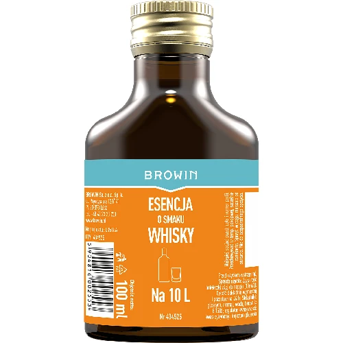 Whisky essence for 10 L, 100 ml  - 1 ['alcohol touch-up', ' aroma', ' alcohol essence', ' home-made drink', ' flavor touch-up', ' flavor essence', ' alcohol touch-ups', ' whiskey liqueur', ' whiskey touch-up', ' whiskey touch-up', ' whiskey essence', ' 250 ml essence', ' 250 ml touch-up']