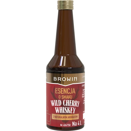 Wild Cherry Whiskey  flavouring for liquor for 4 L  - 1 ['alcoholic beverage dressing', ' alcohol flavouring', ' vodka flavouring', ' flavouring essence', ' whisky flavouring', ' whisky', ' natural flavouring essence', ' whisky flavouring', ' essences', ' moonshine essences', ' wild cherry essences']