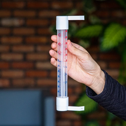 Window thermometer with transparent scale (-70°C to +50°C) 23cm mix - 4 ['outdoor thermometer', ' temperature check']