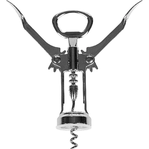 Winged Corkscrew , silver colour - 2 ['wine chervil', ' wine opener', ' bottle opener', ' corkscrew']