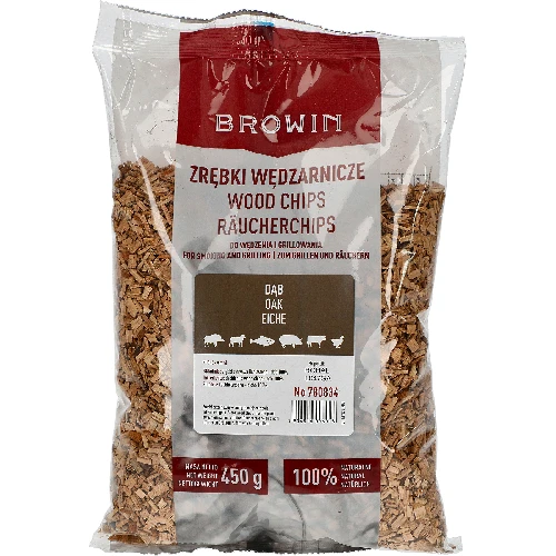 Wood chips for smoking/grilling, oak, 450 g, class 8  - 1 ['wood chips for smoking', ' smoking wood chips', ' wood chips for grill', ' wood chips for grilling', ' smoke for smoking', ' oak wood chips', ' wood chips from oak wood', ' wood chips for smoking meat', ' universal wood chips', ' wood chips for smoker', ' wood chips for fish', ' wood chips for poultry', ' wood chips for beef', ' wood chips for pork', ' wood chips for lamp', ' wood chips for venison']