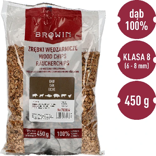 Wood chips for smoking/grilling, oak, 450 g, class 8 - 2 ['wood chips for smoking', ' smoking wood chips', ' wood chips for grill', ' wood chips for grilling', ' smoke for smoking', ' oak wood chips', ' wood chips from oak wood', ' wood chips for smoking meat', ' universal wood chips', ' wood chips for smoker', ' wood chips for fish', ' wood chips for poultry', ' wood chips for beef', ' wood chips for pork', ' wood chips for lamp', ' wood chips for venison']