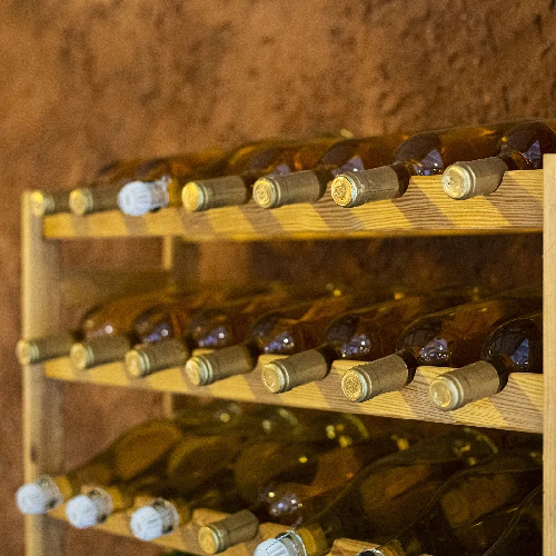 Wooden rack for wine - 77 bottles - 6 ['wine rack', ' wine storage', ' wine accessories', ' wine aging', ' liquor rack', ' liquor stand', ' whisky rack', ' wooden rack']