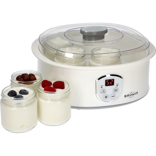 Yoghurt maker with thermostat, 7 jars, 1.3 L - 7 ['yoghurt maker', ' yoghurt making device', ' vegan yoghurt', ' how to make yoghurt', ' for homemade yoghurt', ' yoghurt maker with thermostat']