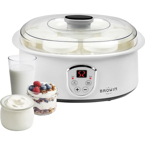 Yoghurt maker with thermostat, 7 jars, 1.3 L  - 1 ['yoghurt maker', ' yoghurt making device', ' vegan yoghurt', ' how to make yoghurt', ' for homemade yoghurt', ' yoghurt maker with thermostat']